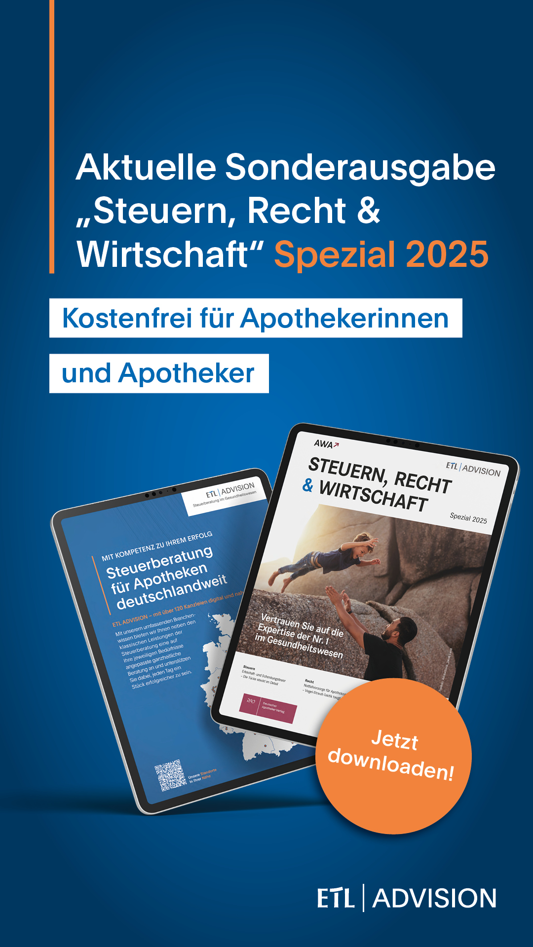ETL ADVISION_Bewerbung AWA Beilage Steuern_Recht & Wirtschaft_20250602_lb_1080 x 1920 ETL ADVISION_Bewerbung AWA Beilage Steuern_Recht & Wirtschaft_20250602_lb_1080 x 1920