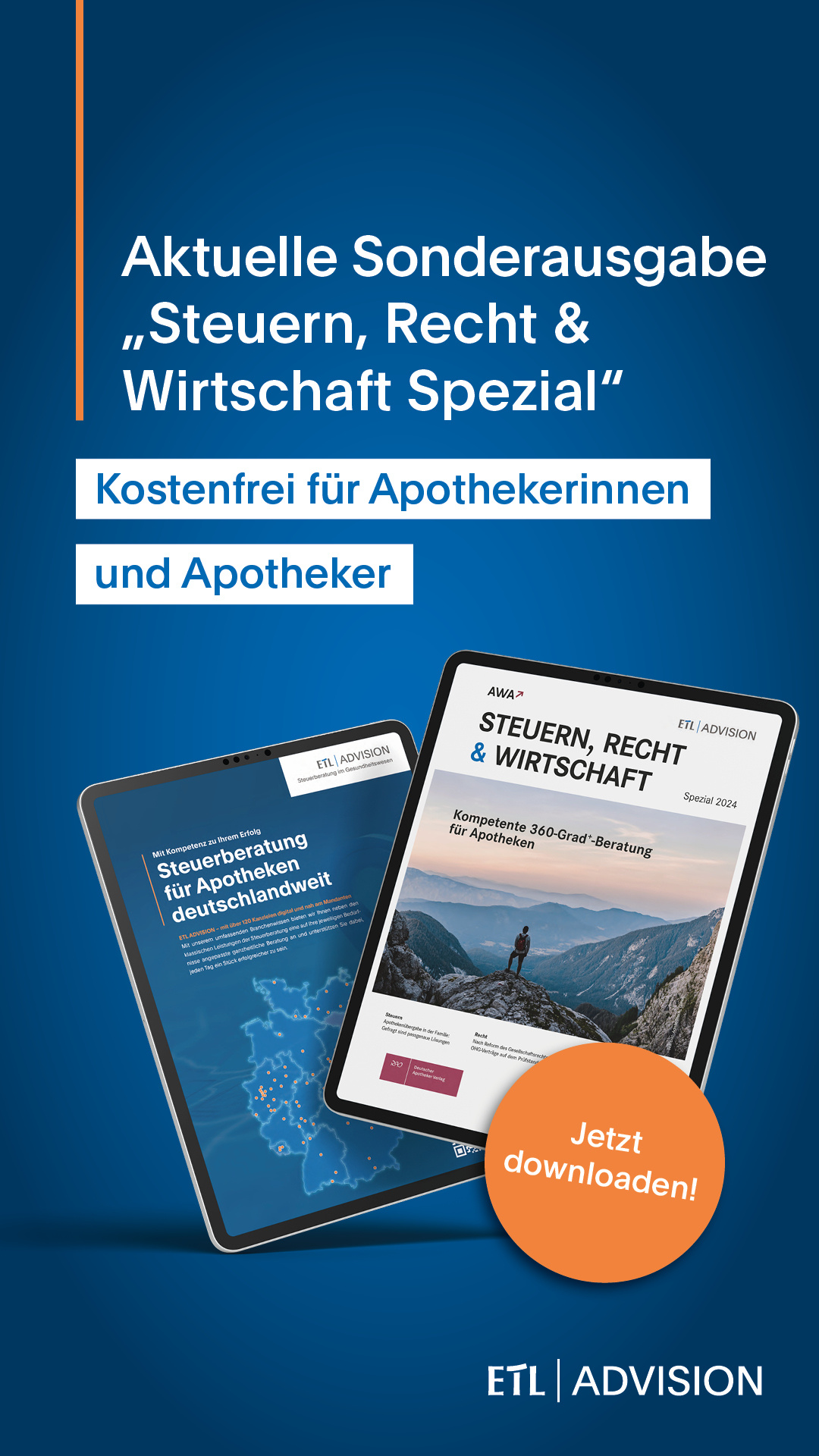 ETL ADVISION_Bewerbung AWA Beilage Steuern_Recht & Wirtschaft_Mailabbinder_20240701_1082x1920_AK